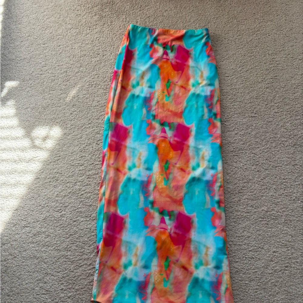 Glassons Multi-Color Maxi Skirt